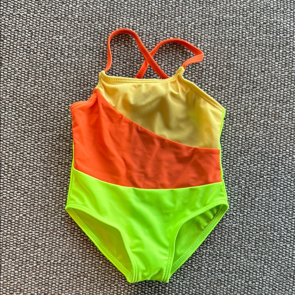 New in Bag Toddler Color Block Kids Swimwear